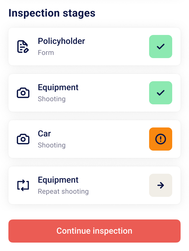 inspection stages